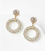 Circle Statement Drop Earrings carousel Product Image 1