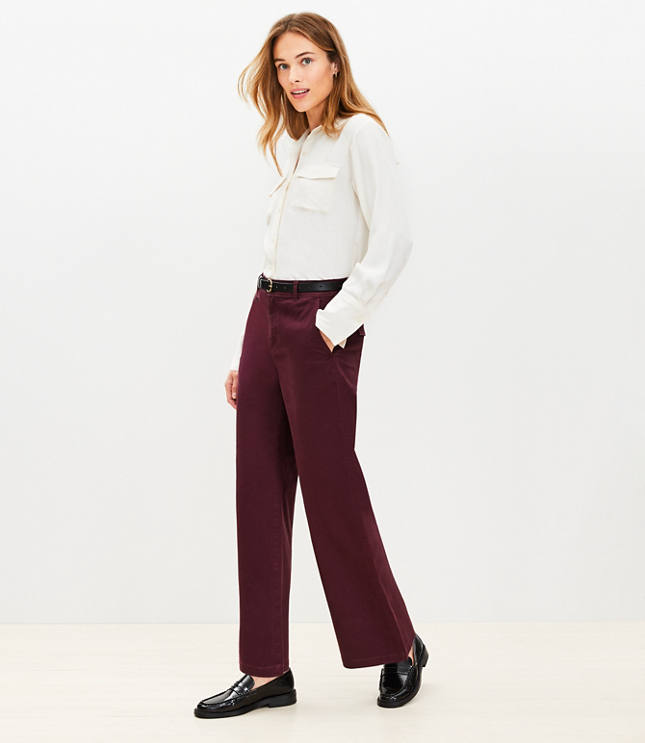 Petite Monroe Wide Leg Pants