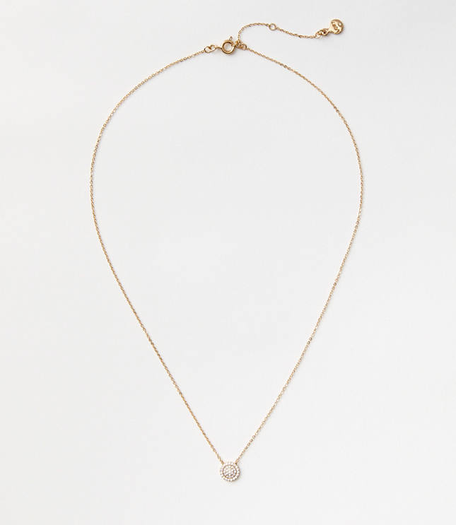 Demi Fine Sparkle Coin Necklace