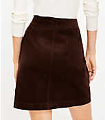 Petite Corduroy Patch Pocket Skirt carousel Product Image 3