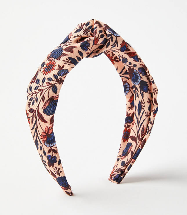 Floral Straw Knot Headband