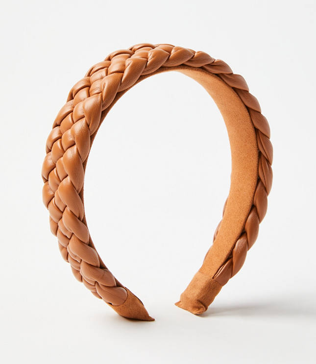 Braided Leather Headband