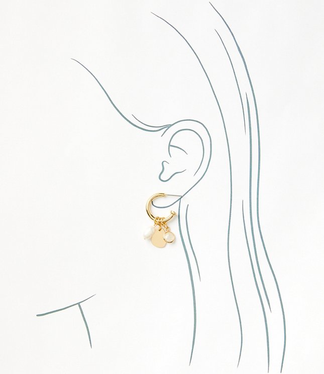 Toggle Charm Earrings