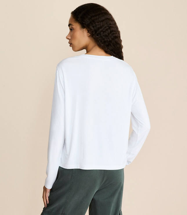 Petite Lou & Grey Essential Modal Long Sleeve Tee