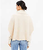 Button Turtleneck Poncho carousel Product Image 3