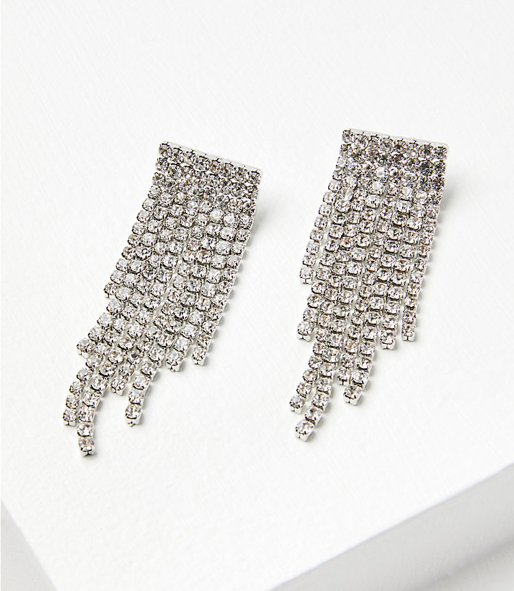 Sparkle Statement Waterfall Earrings image number null
