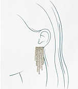Sparkle Statement Waterfall Earrings carousel Product Image 2