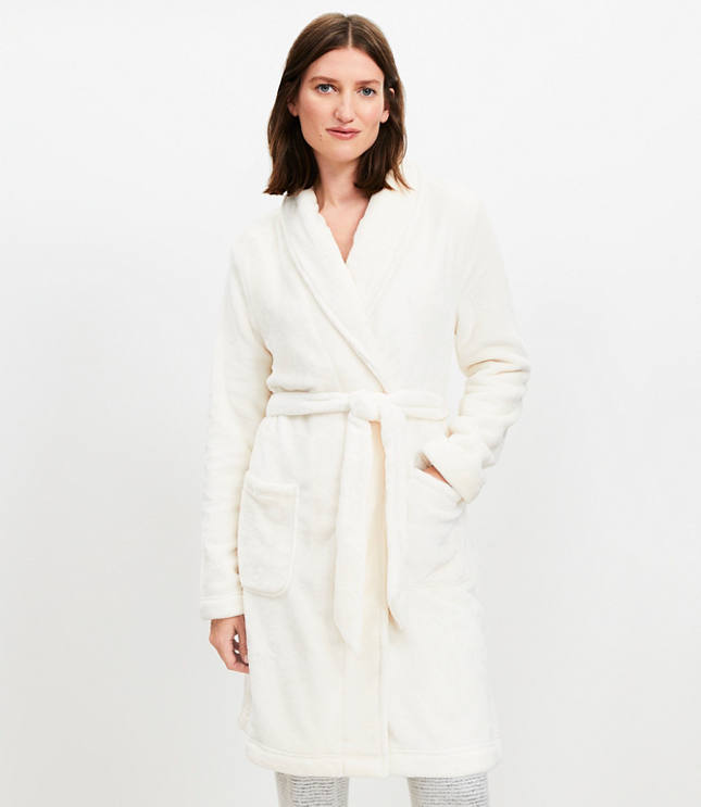 Cozy Faux Fur Pocket Robe