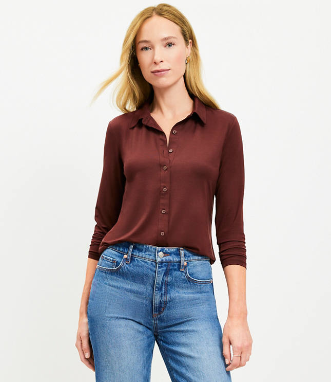 Petite Jersey Shirt