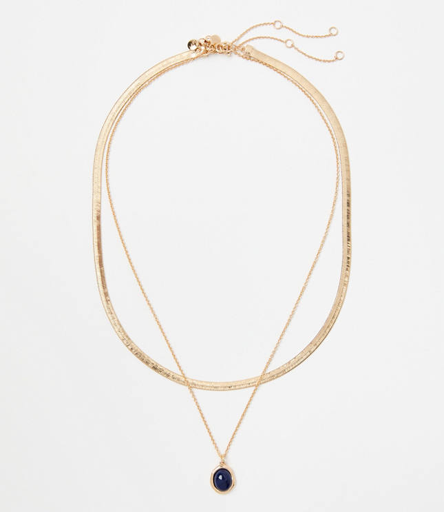 Glitzy Layered Y-necklace