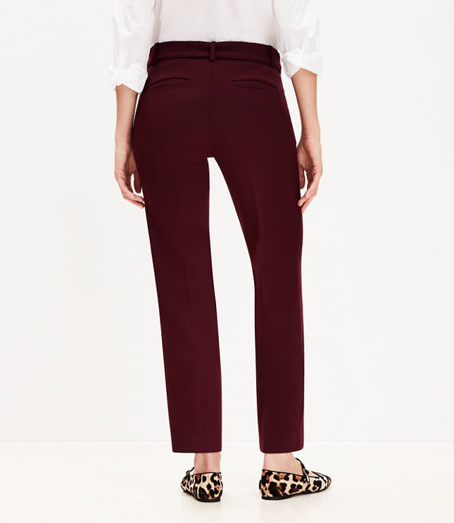 Tie Waist Riviera Slim Pants in Doubleface