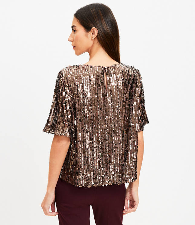 Petite Sequin Top