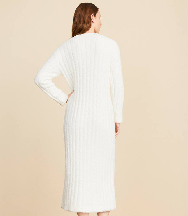 Lou & Grey Ribbed Teddy Midi Sweater Dress