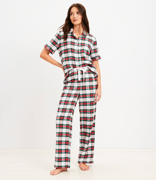 Plaid Pajama Set