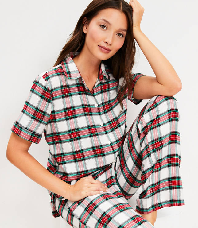 Plaid Pajama Set