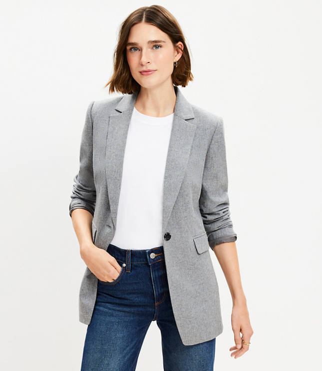 Long blazer for women best sale