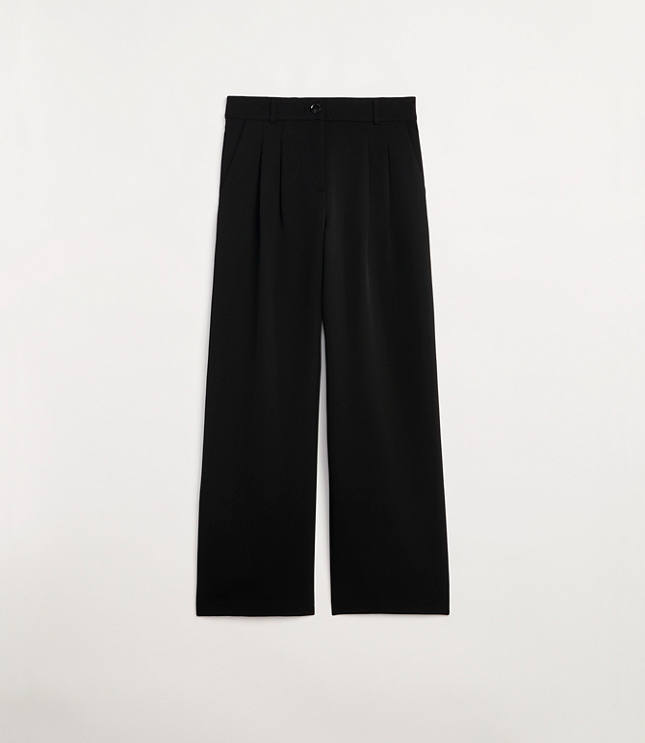 LOFT Versa Crepe Drape Palazzo Pant