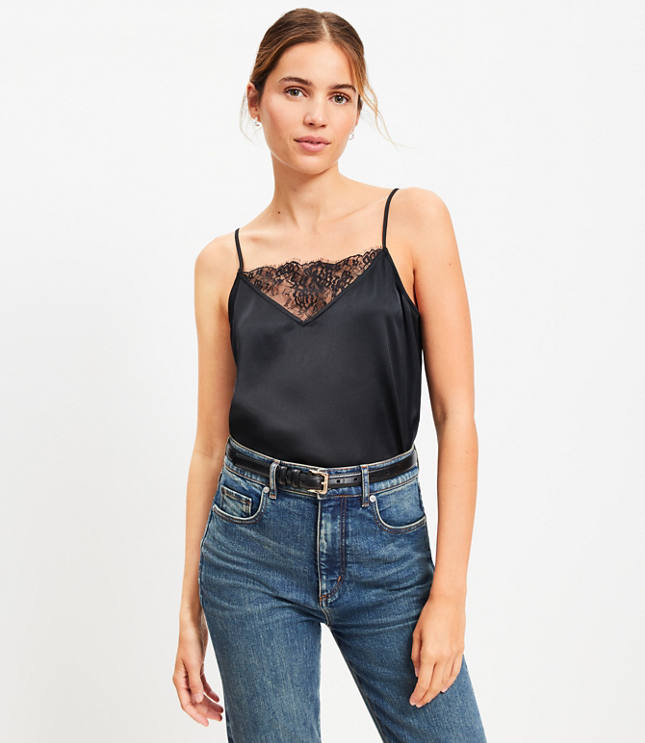 Lace Satin Cami