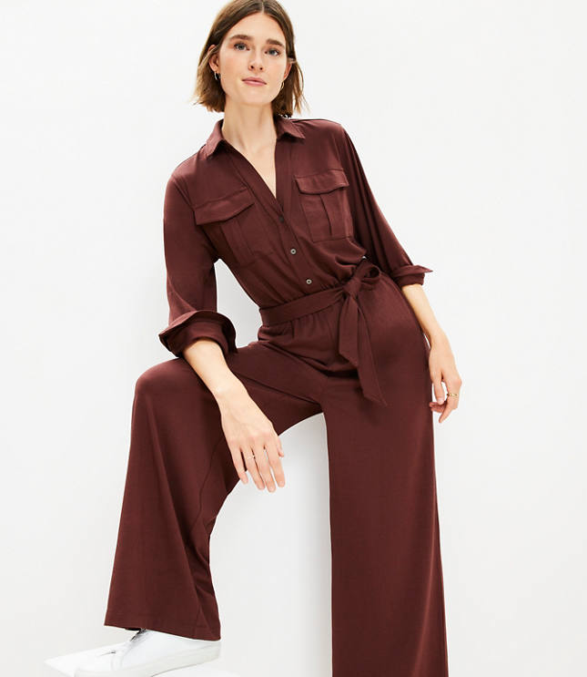 Knit Utility Jumpsuit