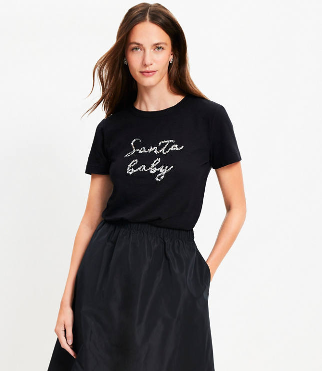 Santa Baby Everyday Crew Tee