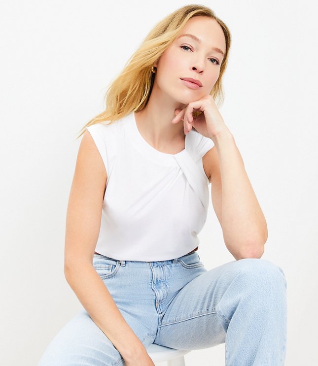 Asymmetrical Neck Tee