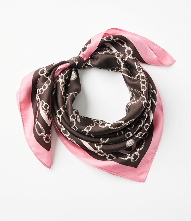 Ribbon Floral Scarf