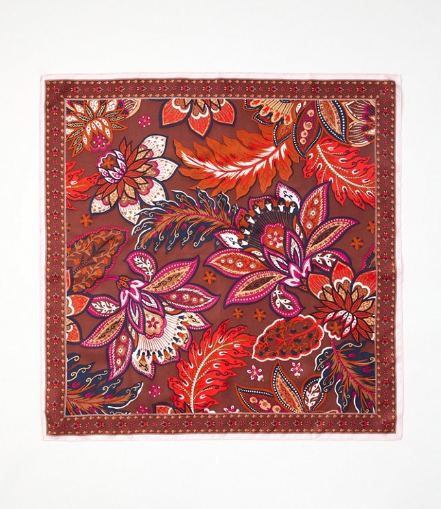 Paisley Border Square Scarf