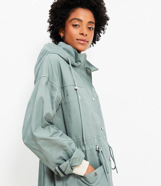 Twill Hooded Anorak