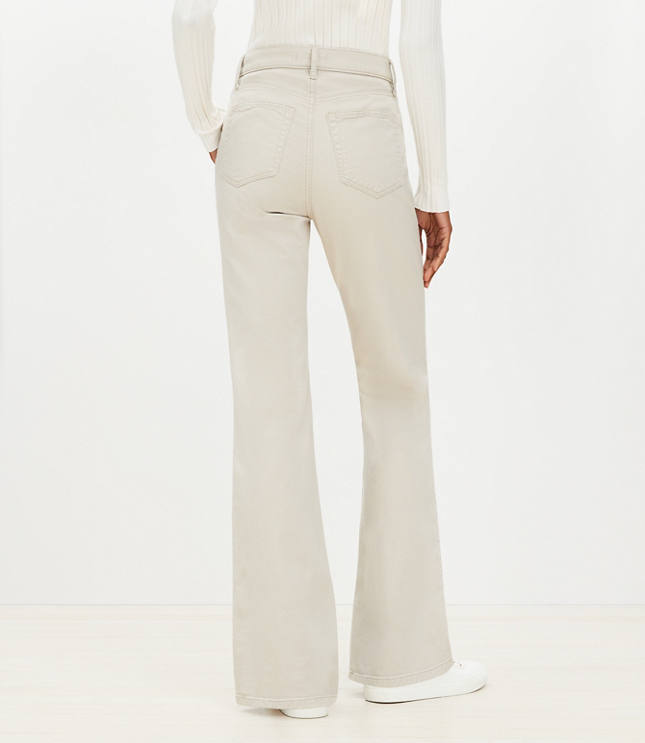 Utility Pocket High Rise Slim Flare Pants