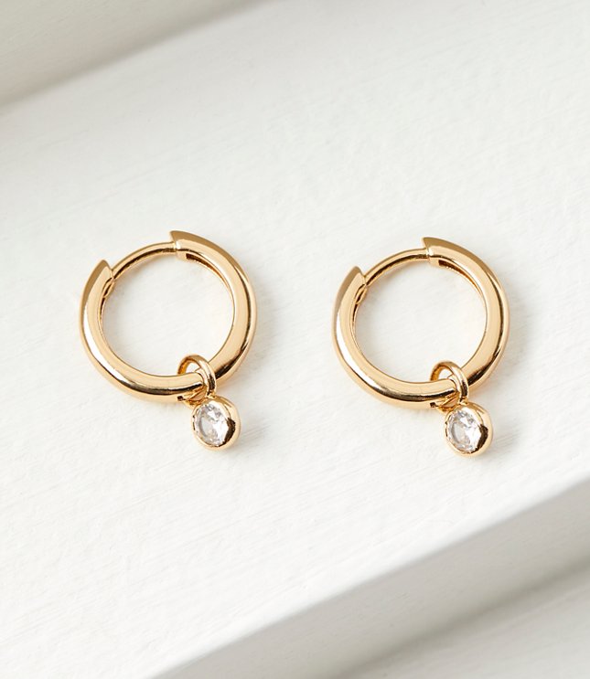 Modern C Hoop Earrings