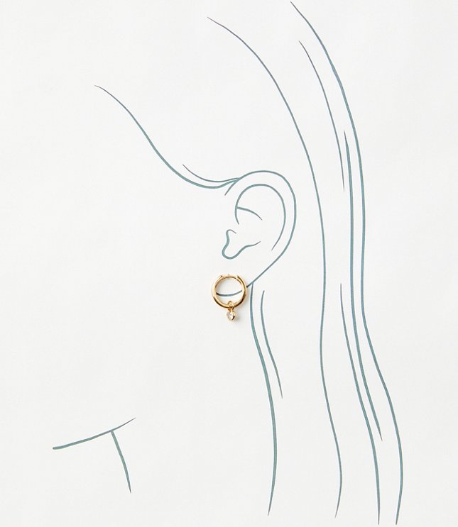 Mother Of Pearl Linear Earrings