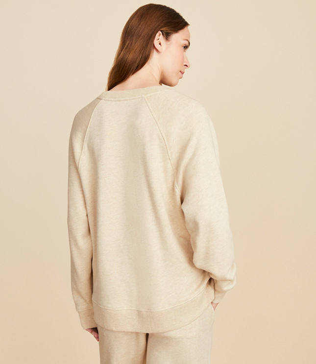 Lou & Grey Espresso Martini Fluffy Fleece Sweatshirt