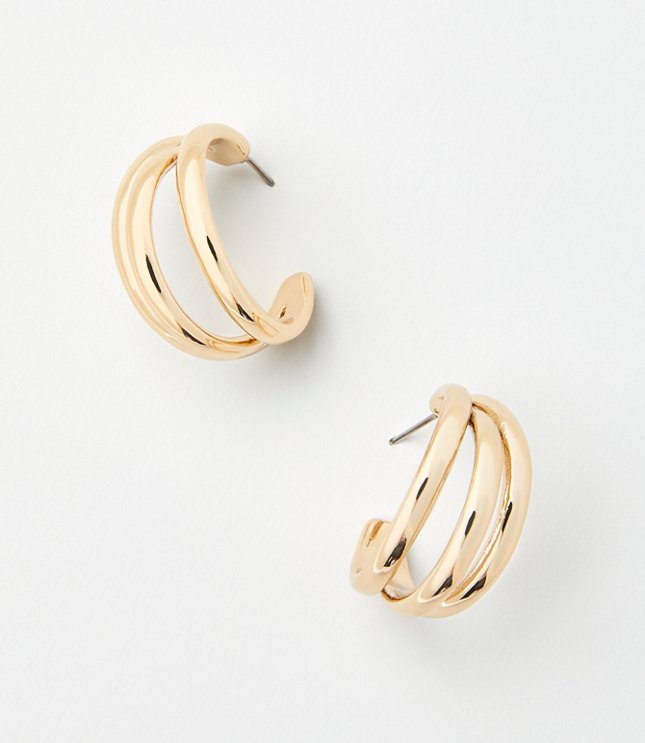 Triple Hoop Earrings