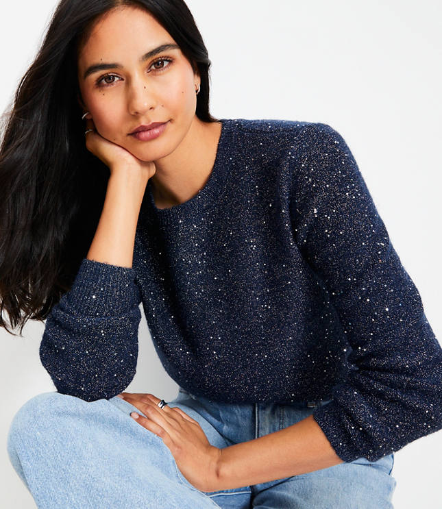 Sequin Shimmer Sweater