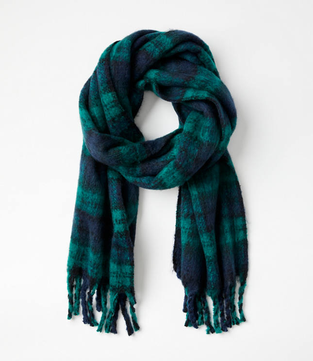 Plaid Blanket Scarf