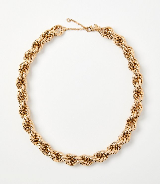 Rope Chain Statement Necklace