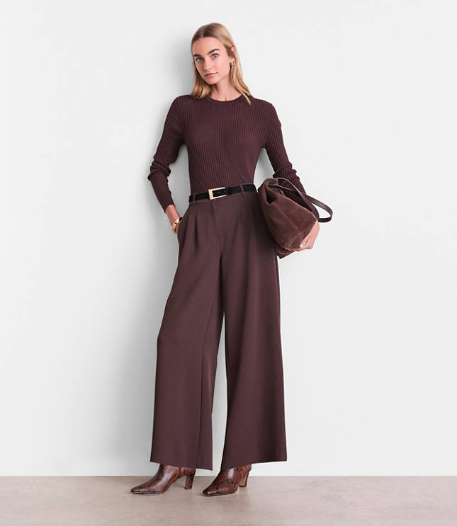 LOFT Versa Ribbed Sweater