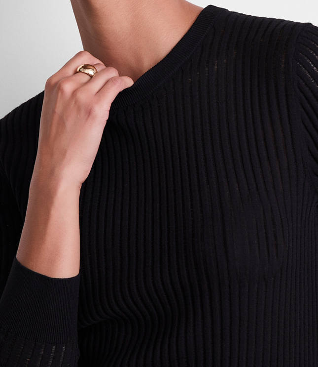 LOFT Versa Ribbed Sweater