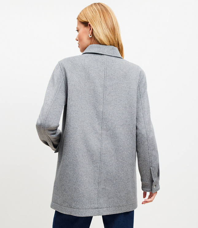 Tall Heathered Brushed Barn Jacket