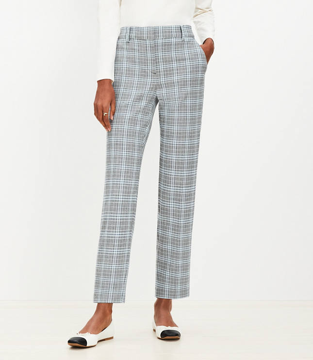 Petite Riviera Slim Pants in Plaid