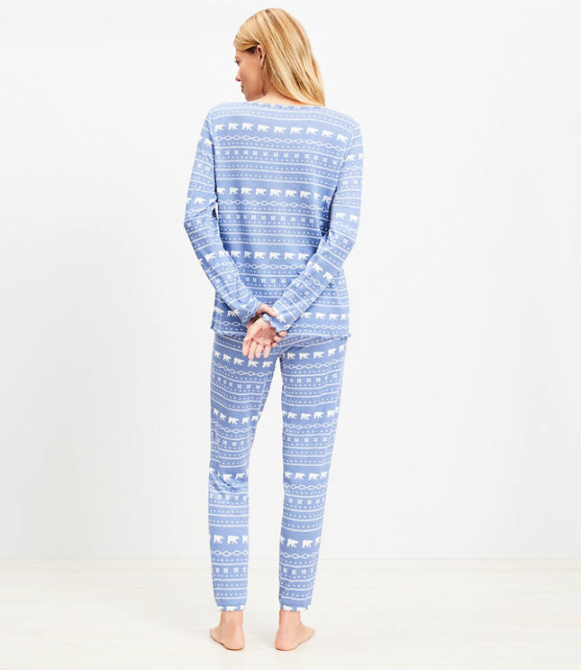 Polar Bear Henley Pajama Set