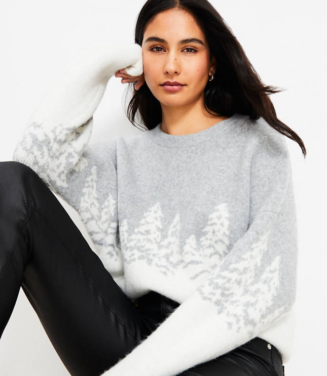 Petite Forest Sweater