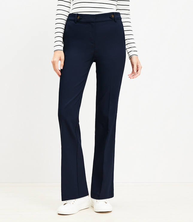 Tab Waist Sutton Boot Cut Pants