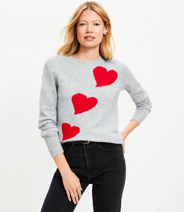 Petite Heart Sweater