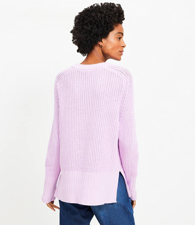 Ribbed Tunic Sweater