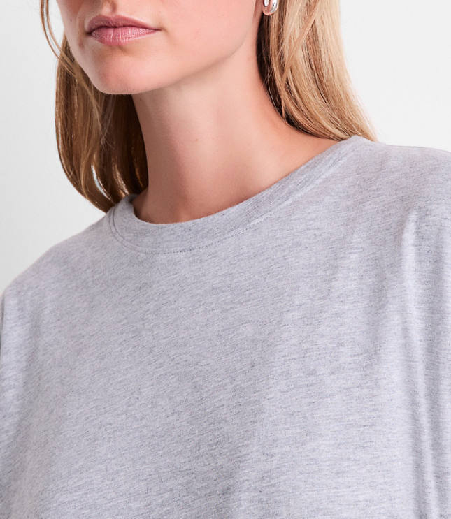LOFT Versa Relaxed Jersey Crew Tee