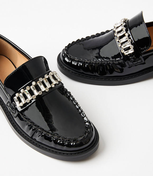 Sparkle Patent Penny Loafers