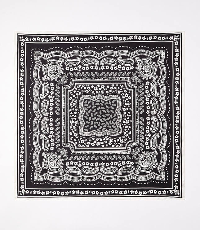 Paisley Silk Square Scarf