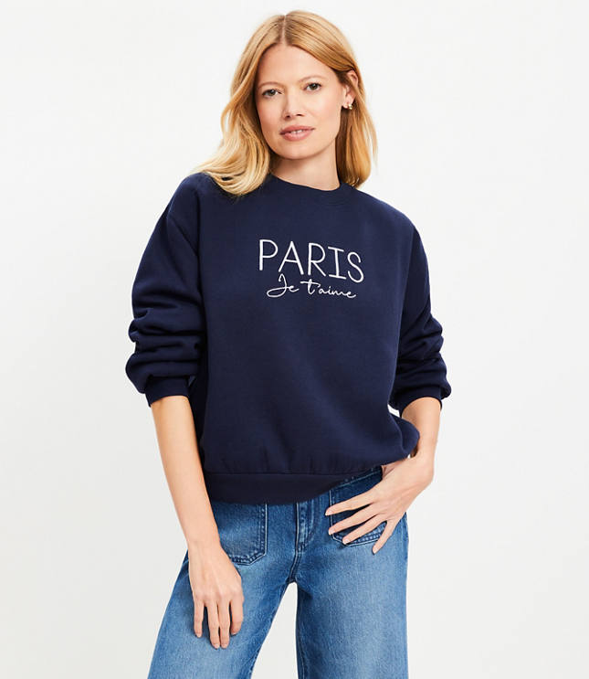 Petite Paris Je T'aime Terry Sweatshirt