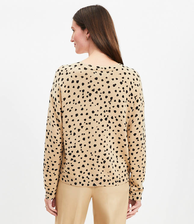 Cheetah Print Relaxed Sweater